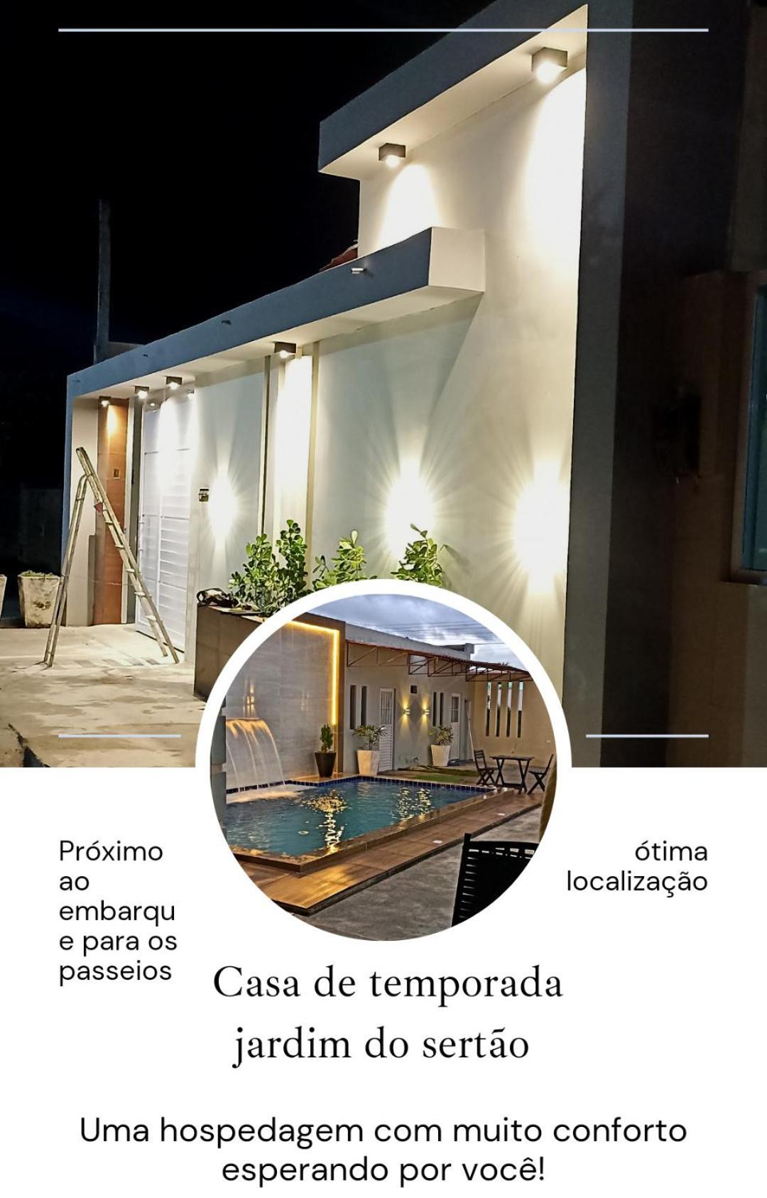 Casa Jardim Para Temporada Em Piranhas-Alagoas Ngoại thất bức ảnh